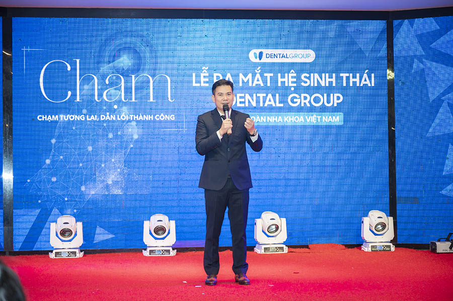 Ông Nguyễn Văn Bằng - Chủ tịch HĐQT Dental Group phát biểu 